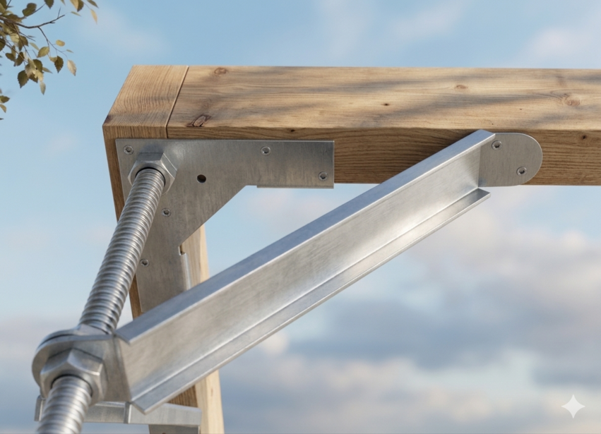 Adjustable Foundation Post Diagram