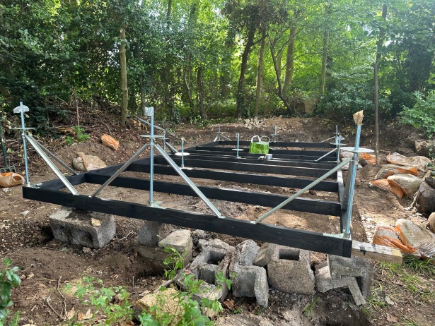 Timber Frame With Basis Posts